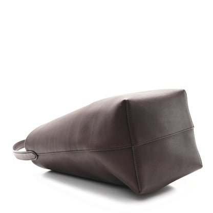 The Row Polished Saddle Calfskin Medium N/S Park Tote Chestnut 4 of 10