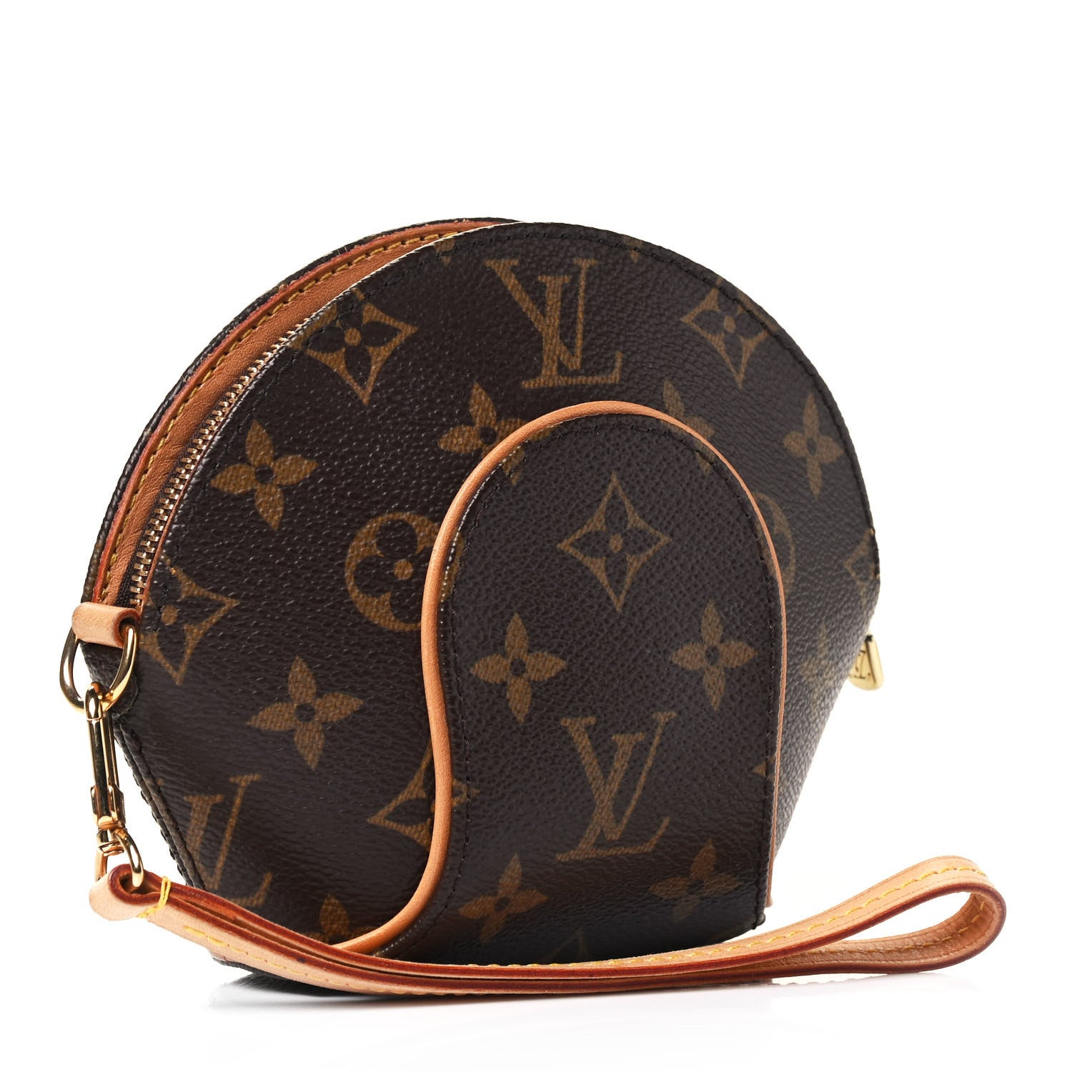 Louis Vuitton Monogram Mini Ellipse Wristlet Clutch 2 of 4