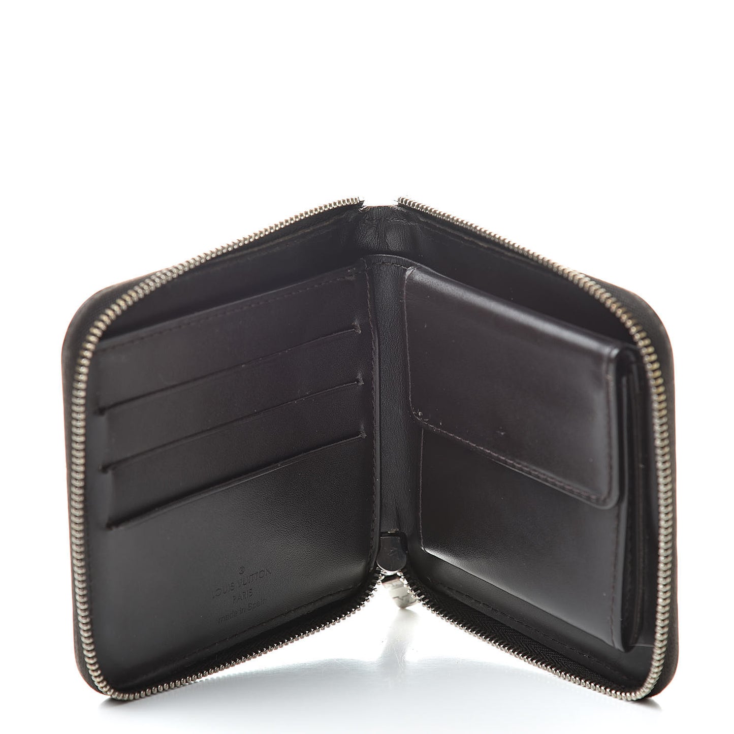 Monogram Glace Porte-Monnaie Billets Zipped Wallet Cafe