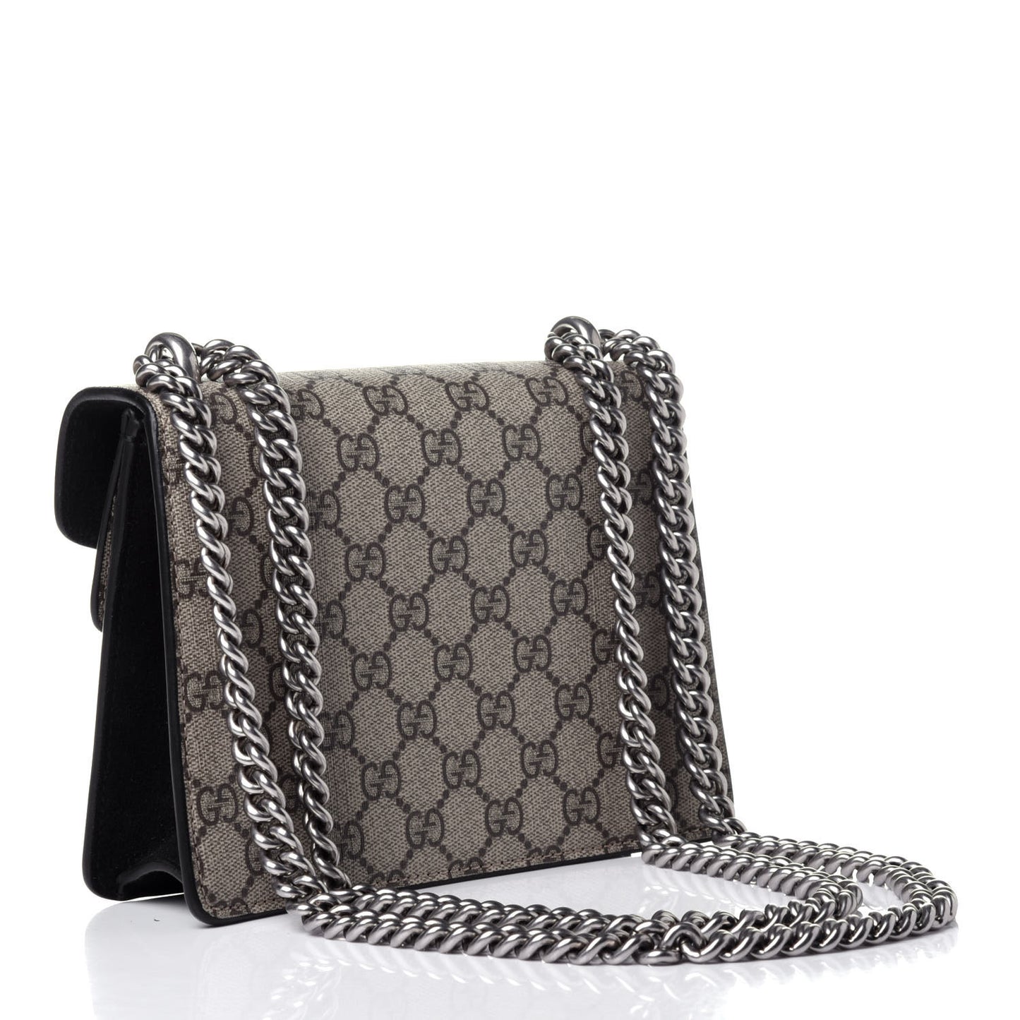 GG Supreme Monogram Mini Dionysus Shoulder Bag Black