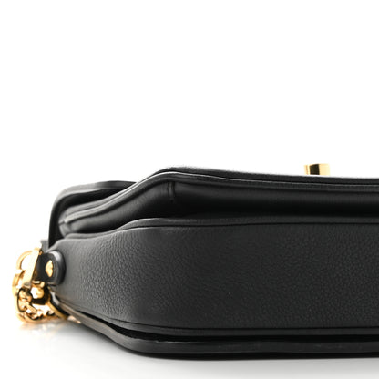 Louis Vuitton Grained Calfskin Lockme Oxford Black 8 of 9