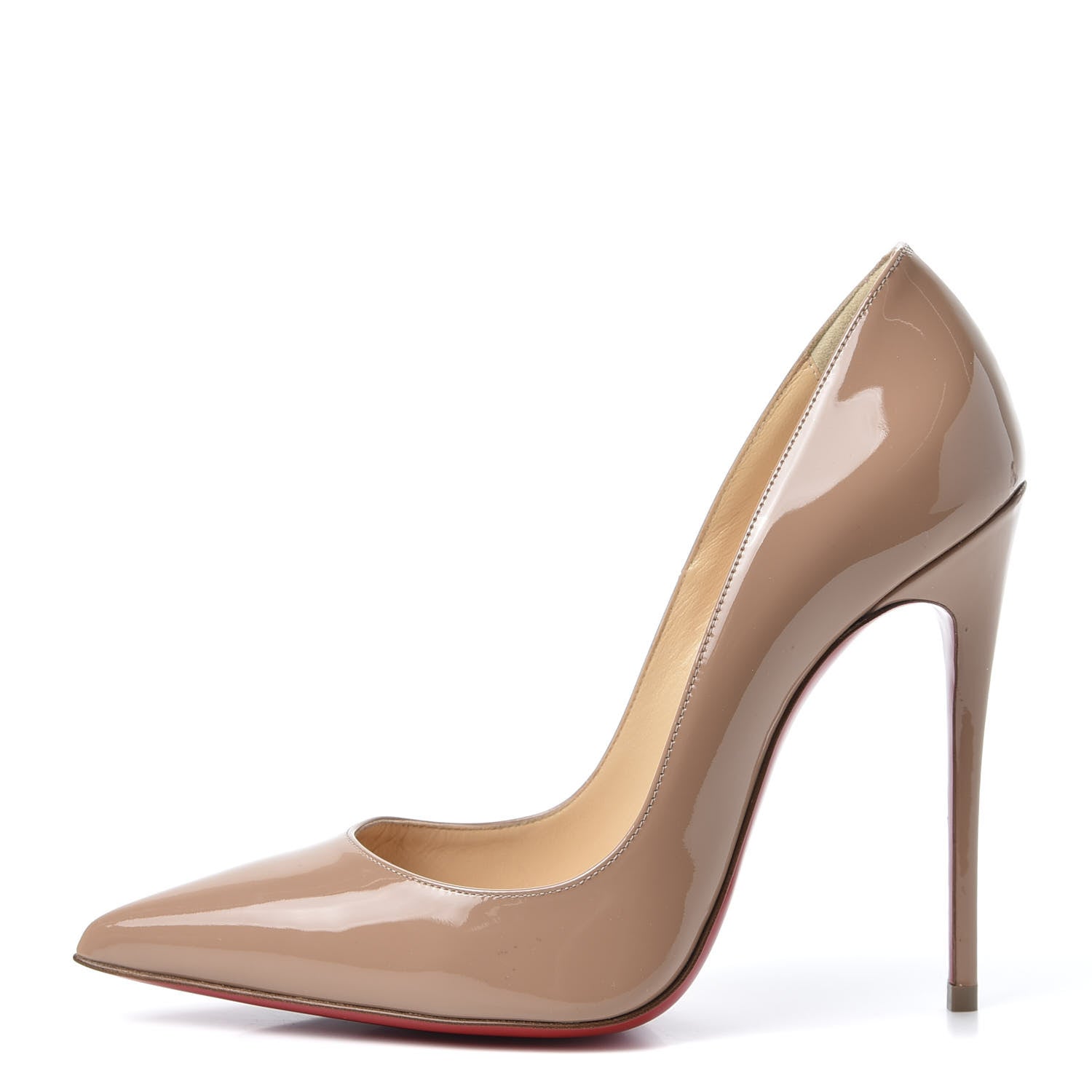Christian Louboutin Patent So Kate 120 Pumps 36.5 Nude 1 of 9