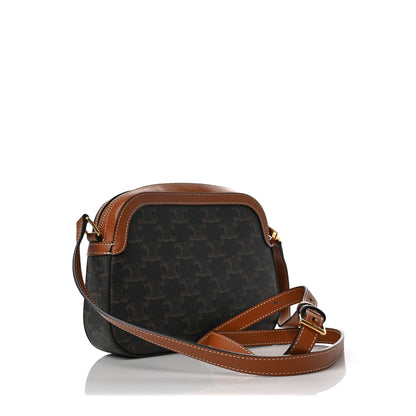 Celine Triomphe Canvas Small Camera Bag Tan 3 of 6