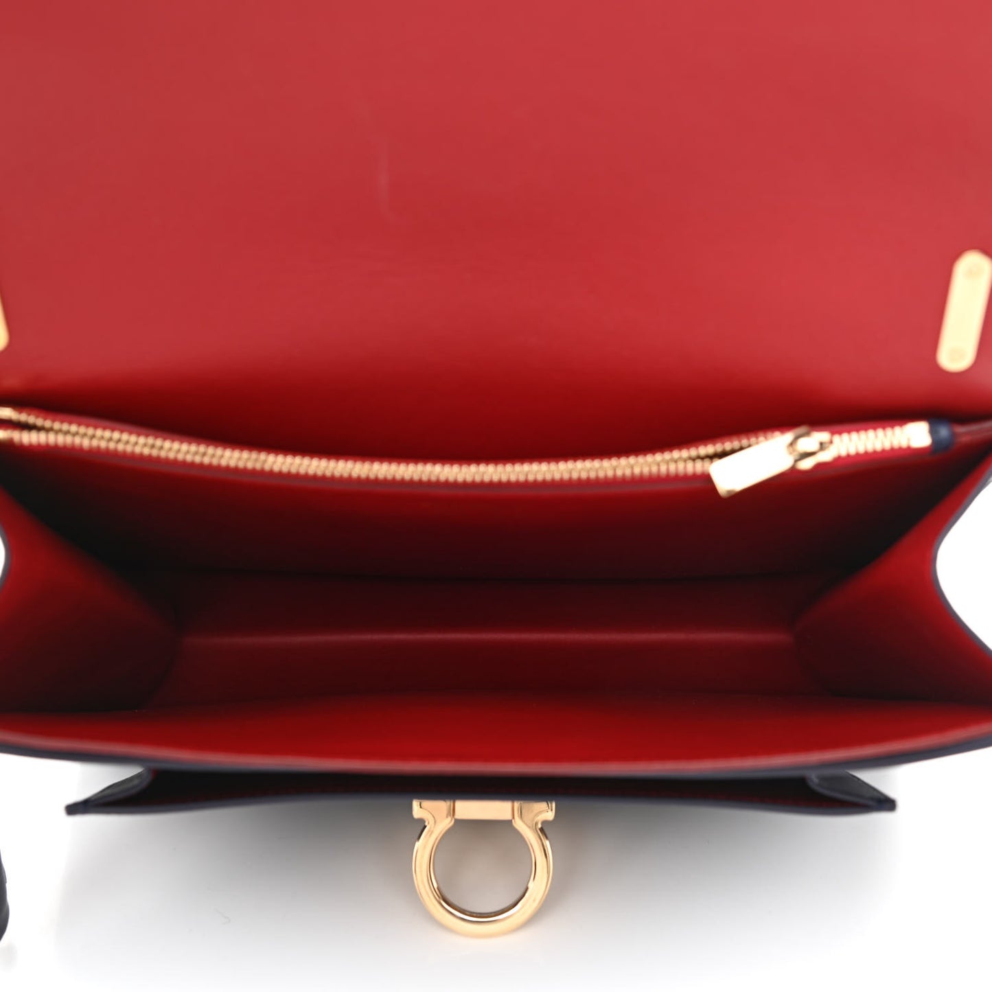 Calfskin Marisol Top Handle Shoulder Bag Navy