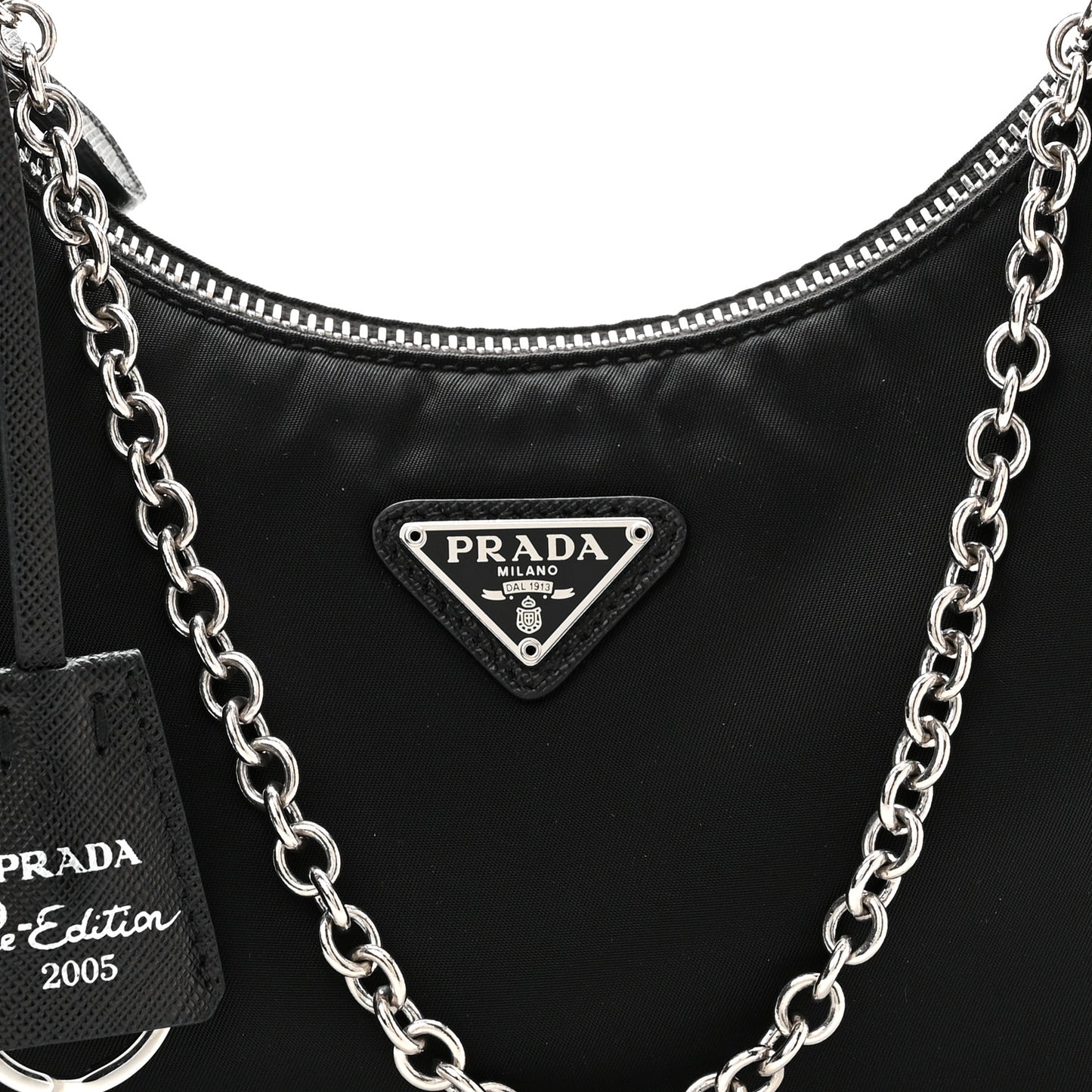 Nylon Re-Edition 2005 Shoulder Bag Black Black