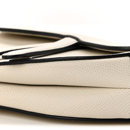 Christian Dior Grained Calfskin Mini Saddle Bag White 10 of 10