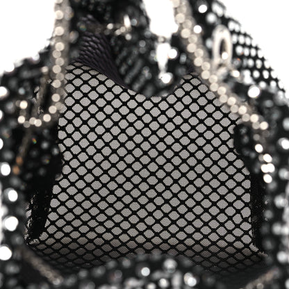 Jimmy Choo Mesh Crystal Bon Bon Bag Black 5 of 11
