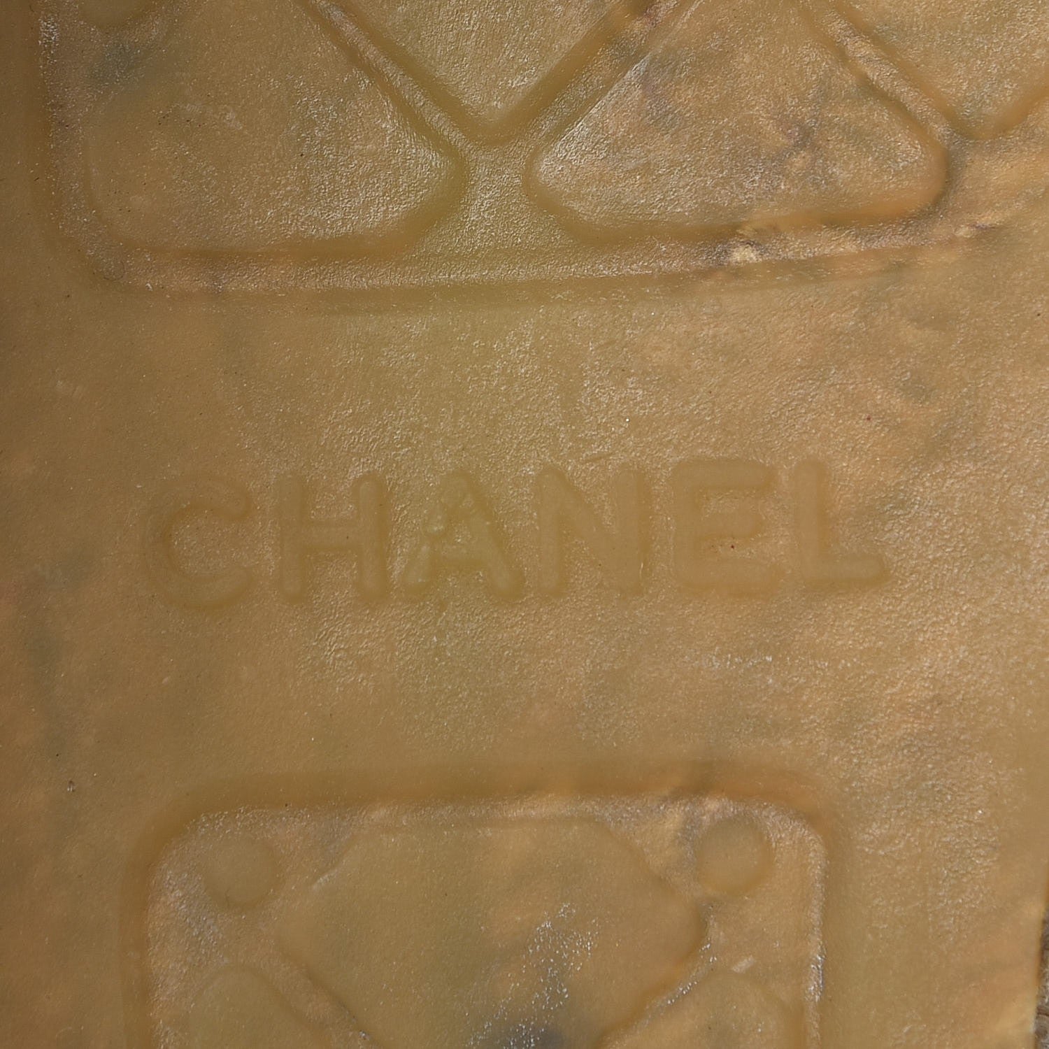 Chanel Lambskin CC Espadrilles 38 Navy Black 7 of 9
