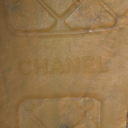 Chanel Lambskin CC Espadrilles 38 Navy Black 7 of 9