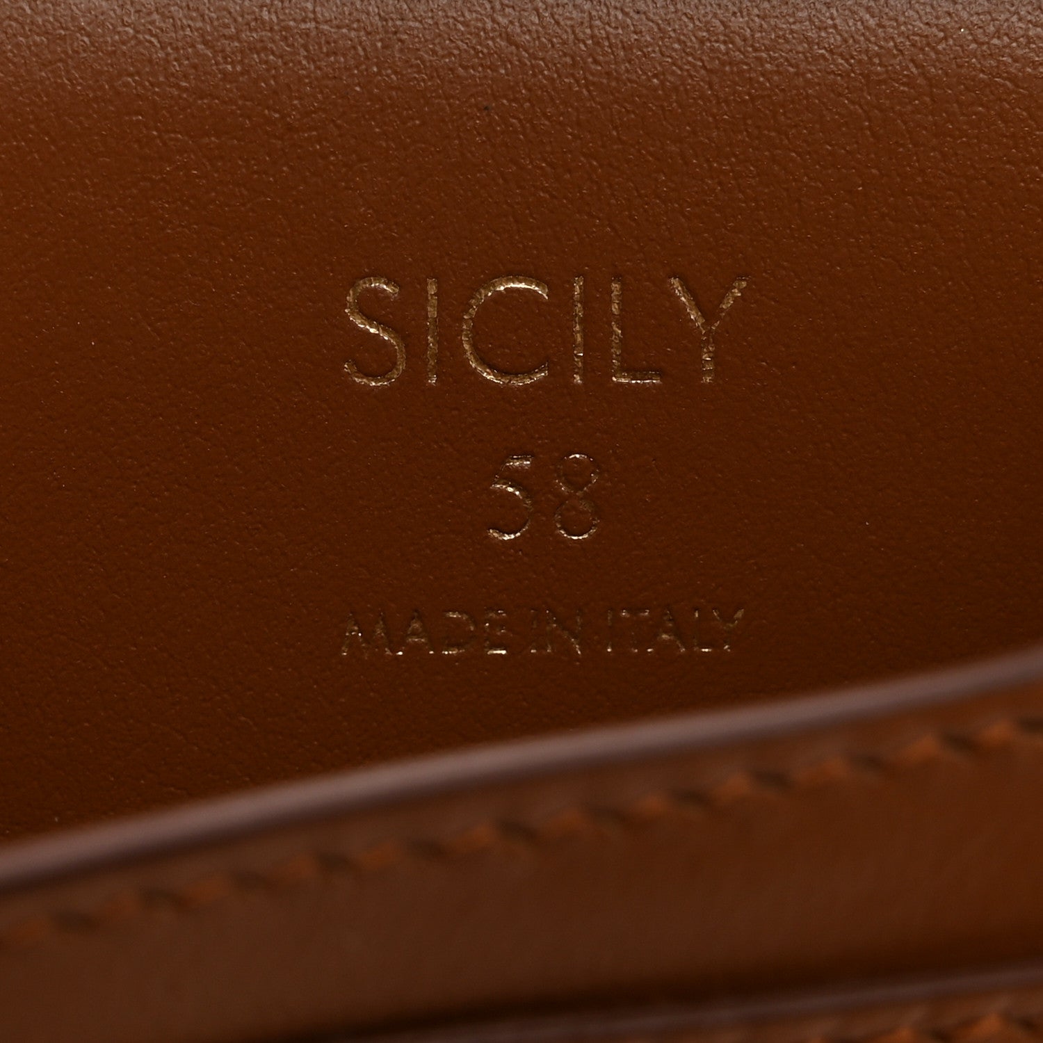 Dolce & Gabbana Calfskin Micro 58 Miss Sicily Satchel Brown 7 of 10
