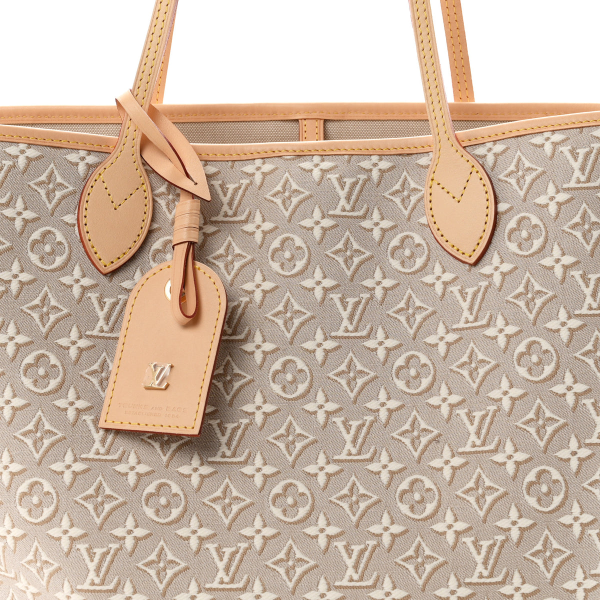 Jacquard Monogram Embleme Neverfull MM Peuplier