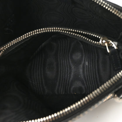 Gucci X SEGA Calfskin GUCCY Stars Mini Dome Shoulder Bag Black Gold 6 of 11
