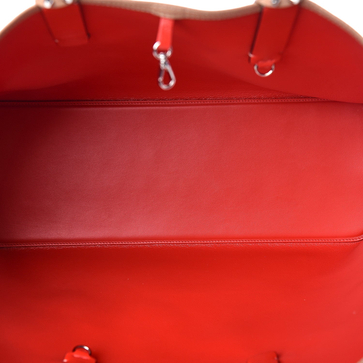 Christian Louboutin Calfskin Spikes East West Cabata Tote Nude 6 of 13