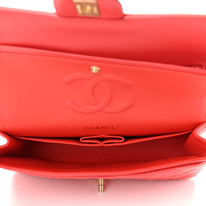 Chanel Lambskin Quilted Medium Double Flap Red 4 of 16
