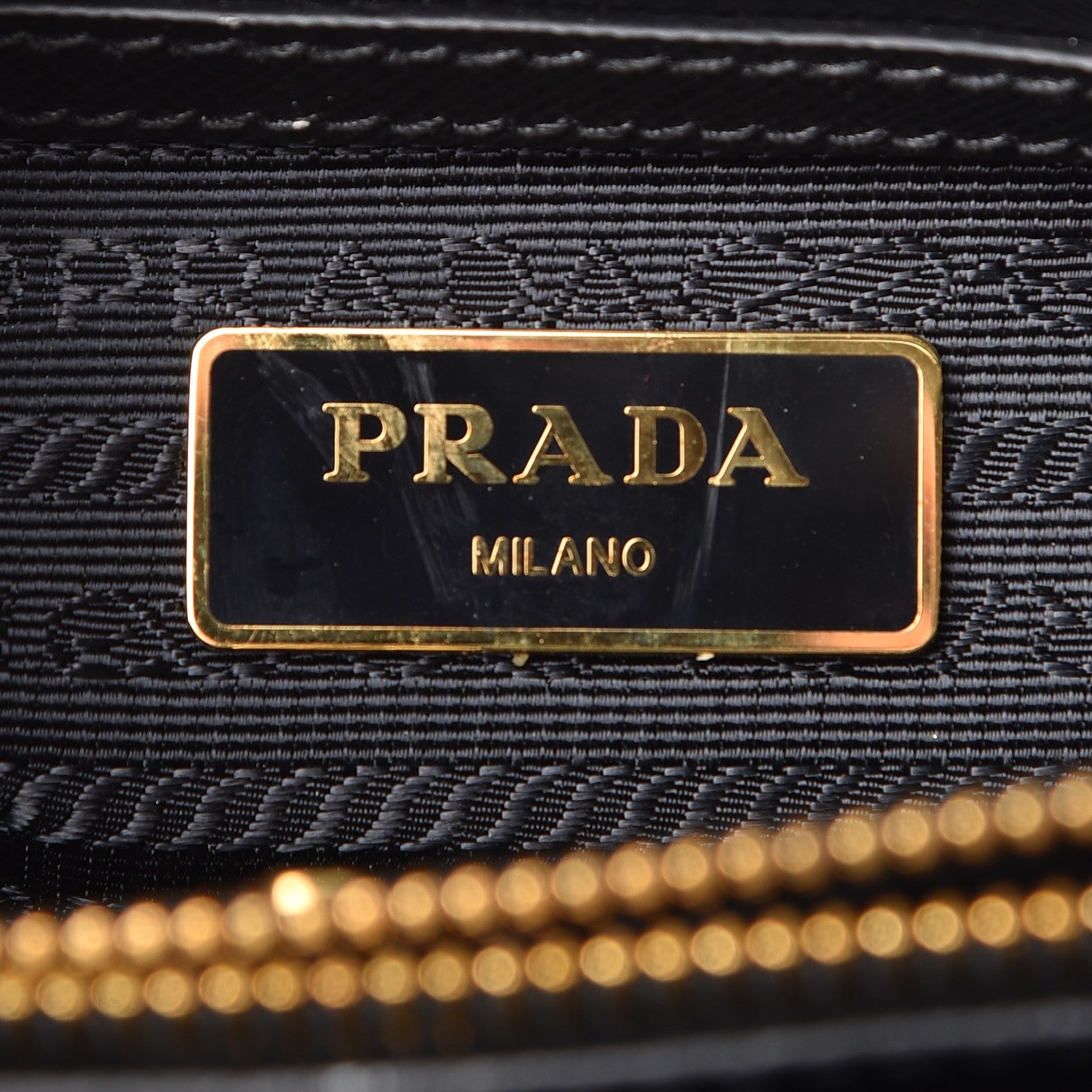 Prada Saffiano Lux Small Tote Nero Black 6 of 9