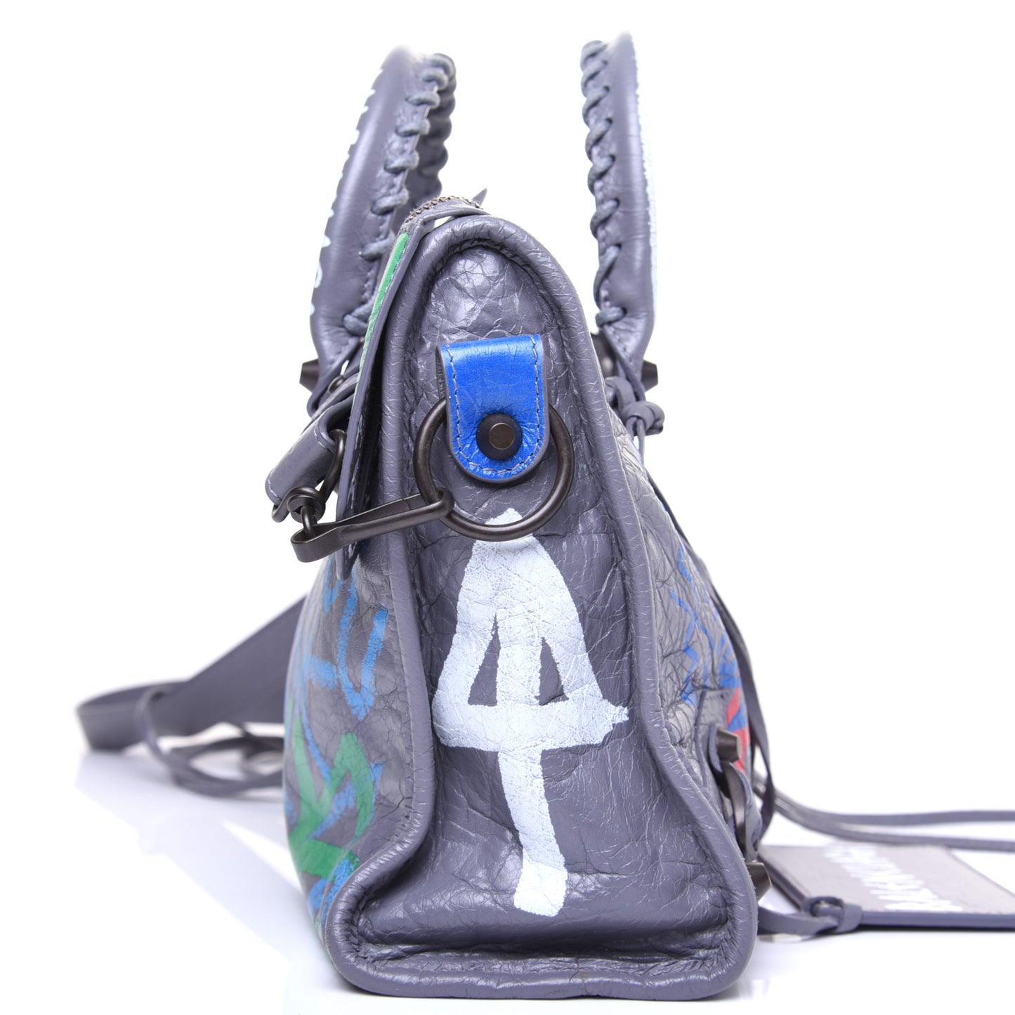 Agneau Graffiti All Over Classic Hardware S City Grey