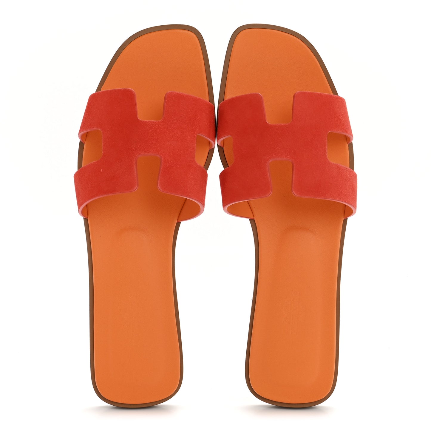 Suede Goatskin Oran Sandals 40 Rouge Ecarlate