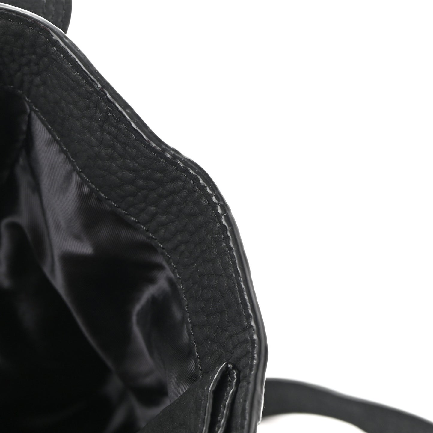 Nubuck Crocodile Embossed Medium Pashli Satchel Black