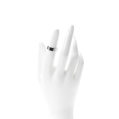 Cartier Platinum 5.5mm LOVE Ring 48 4.5 2 of 6