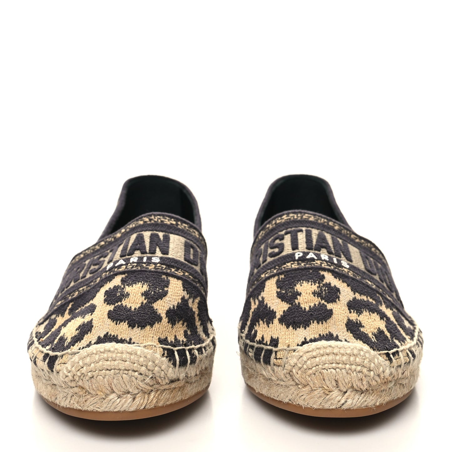 Lurex Embroidered Mizza Granville Espadrille 36.5 Beige Black