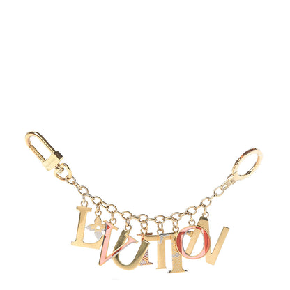 Louis Vuitton LV Tag Bag Charm Gold 1 of 2