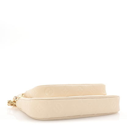 Louis Vuitton Empreinte Monogram Giant Multi Pochette Accessories Cream 4 of 9