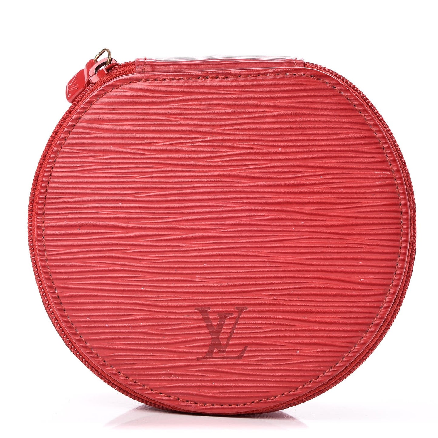 Epi Ecrin Bijoux 12cm Jewelry Box Case Rouge