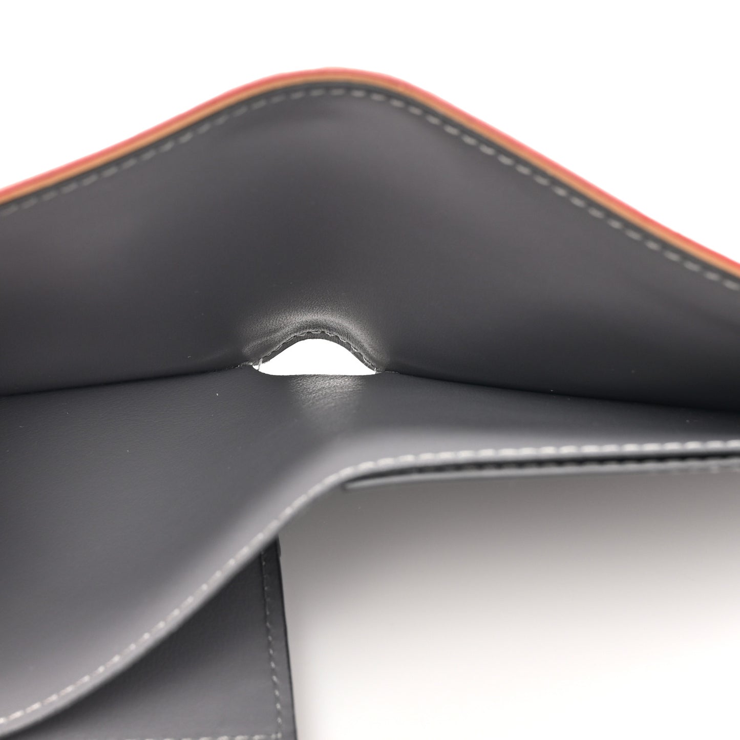 Monogram Mirror Slender Wallet Silver