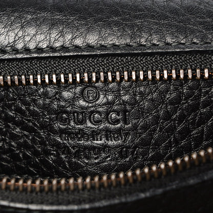 Gucci Suede Medium Nouveau Fringe Shoulder Bag Black 6 of 7