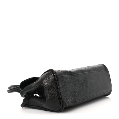 Chanel Grained Calfskin Stitched Urban Essentials Small Shopping Bag Black 4 of 10
