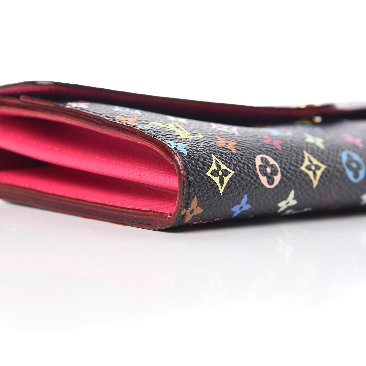 Louis Vuitton Monogram Multicolor Sarah Wallet NM Black Grenade 7 of 9