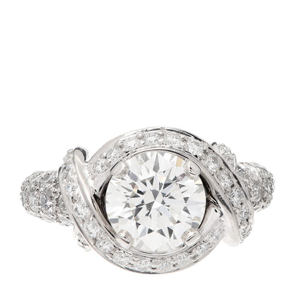 Tiffany Platinum Diamond 1.72ct Schlumberger Round Brilliant Engagement Ring 48 4.5 1 of 7