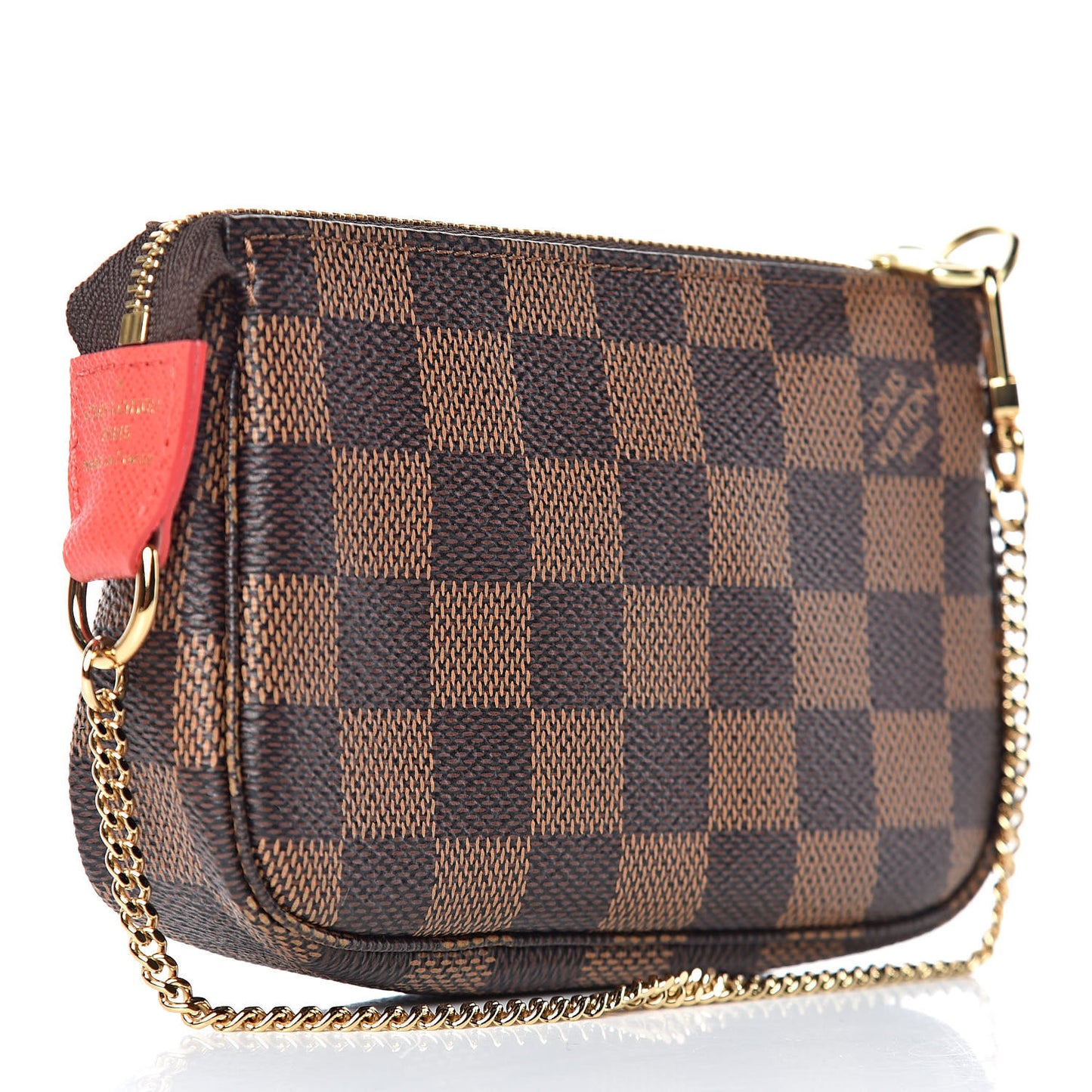 Damier Ebene 2015 Christmas Animation Mini Pochette Accessories