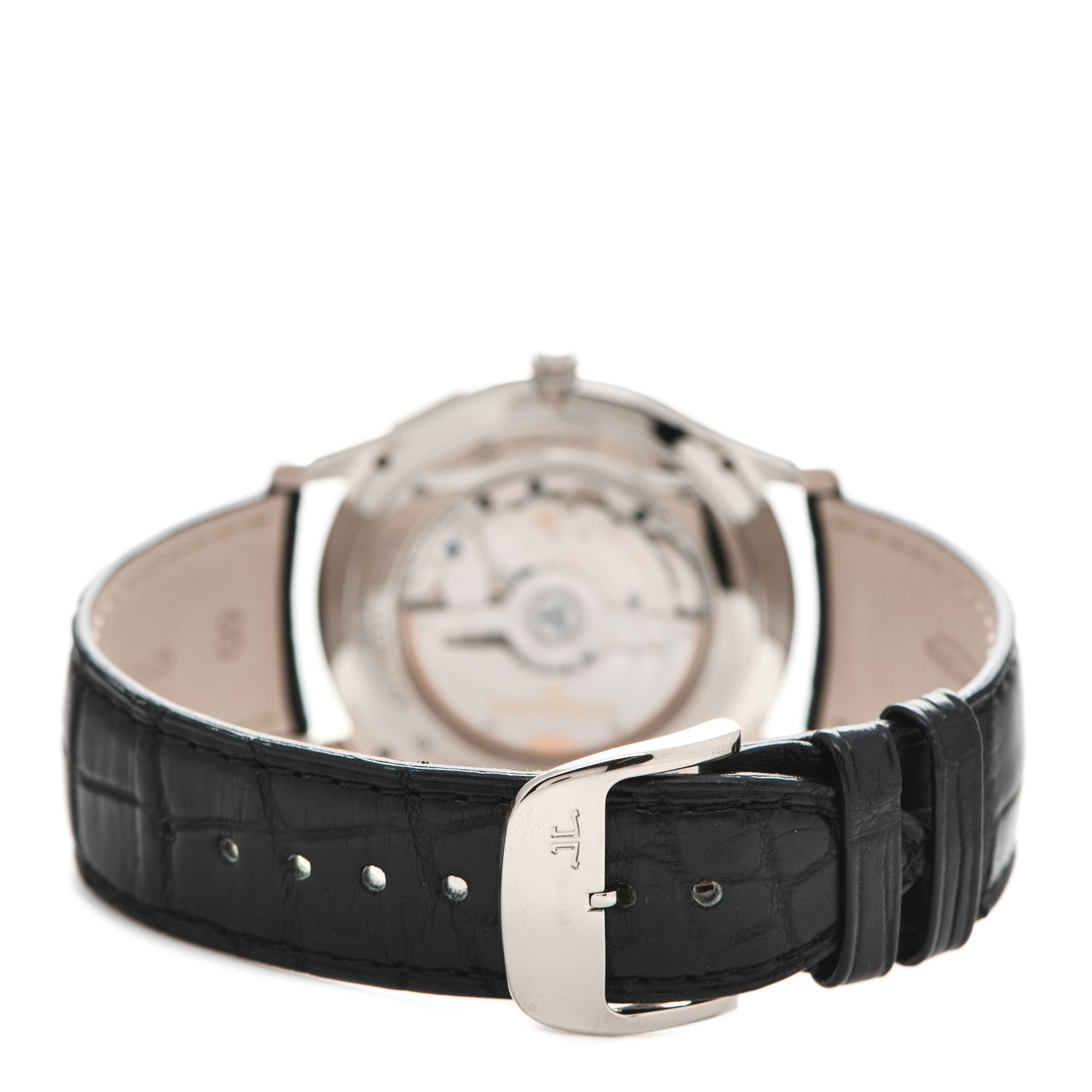 18K White Gold Alligator 39mm Master Ultra Thin Perpetual Automatic Watch Q1303520