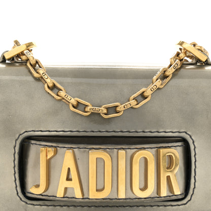Christian Dior Metallic Calfskin J'Adior Mini Chain Flap Bag Silver 8 of 12