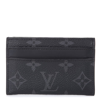 Louis Vuitton Monogram Eclipse Porte-Cartes Double Card Holder 1 of 7