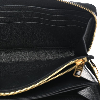Louis Vuitton Empreinte Zippy Wallet Black 6 of 9