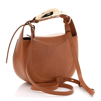 Chloe Small Grain Calfskin Kiss Bag Brown 3 of 11