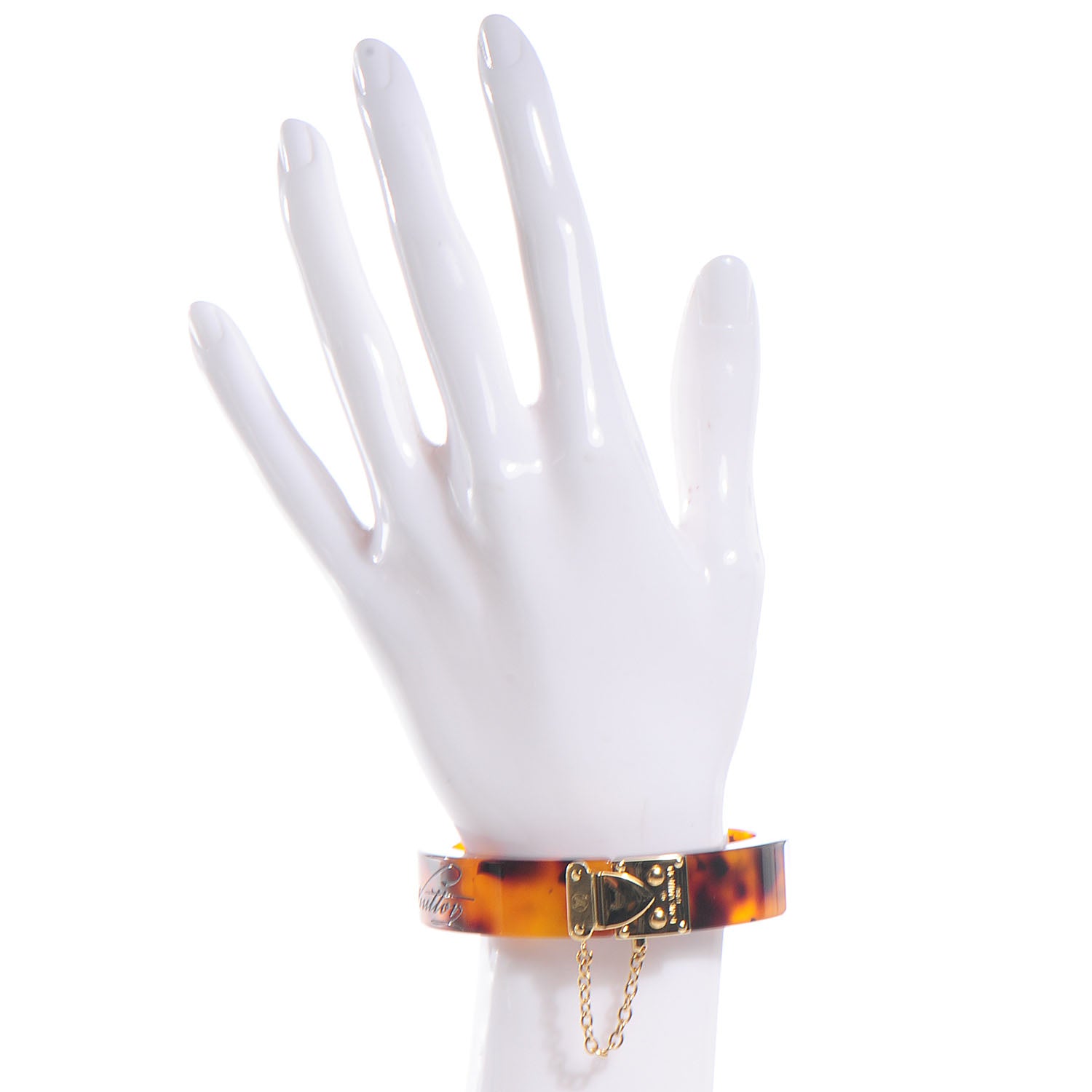 Louis Vuitton Lock Me Bracelet Ecaille 2 of 5