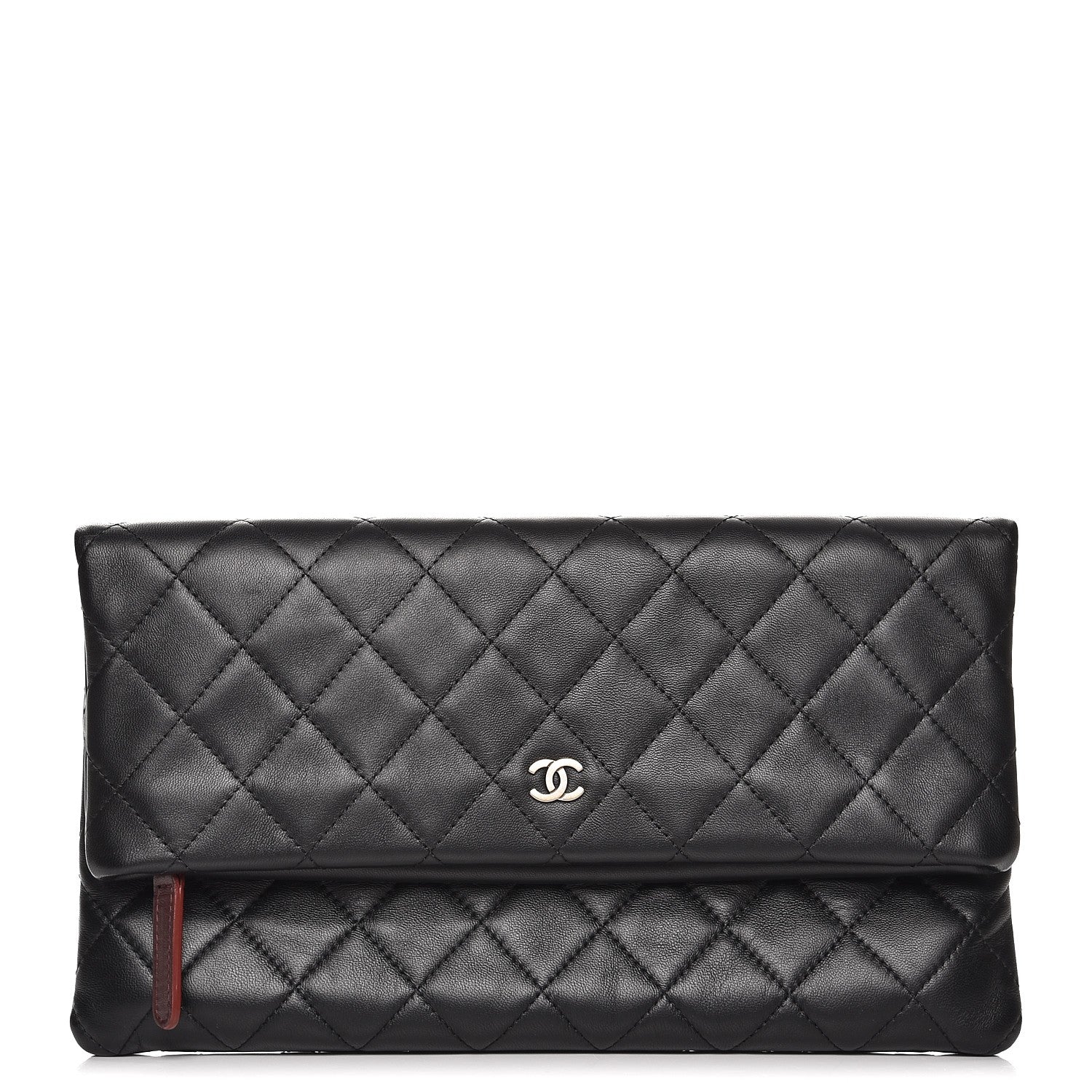 Chanel Lambskin Quilted CC Beauty Clutch Black 1 of 9
