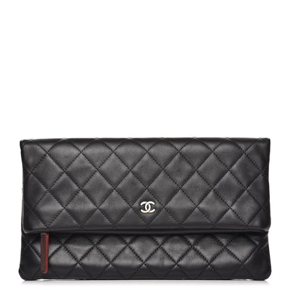 Chanel Lambskin Quilted CC Beauty Clutch Black 1 of 9