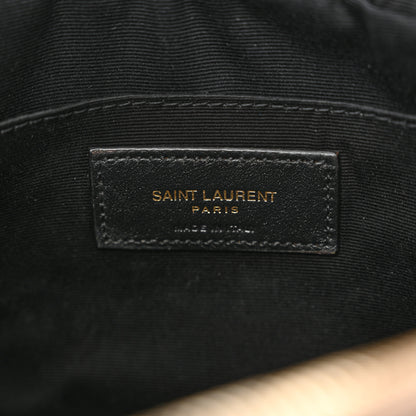 Saint Laurent Calfskin Matelasse Monogram Lou Camera Bag Taupe 6 of 10