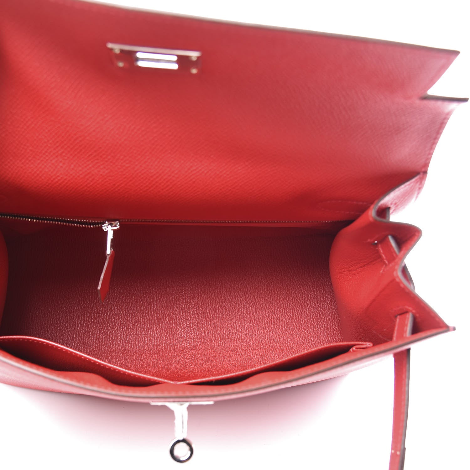 Hermes Epsom Kelly Sellier 28 Rouge Casaque 6 of 16