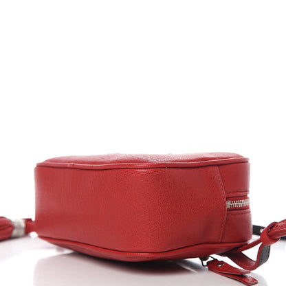 Saint Laurent Lambskin Monogram Lou Belt Bag Rouge Eros 7 of 10