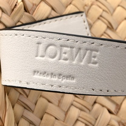 Loewe Raffia Small Basket Tote Bag Natural White 6 of 10