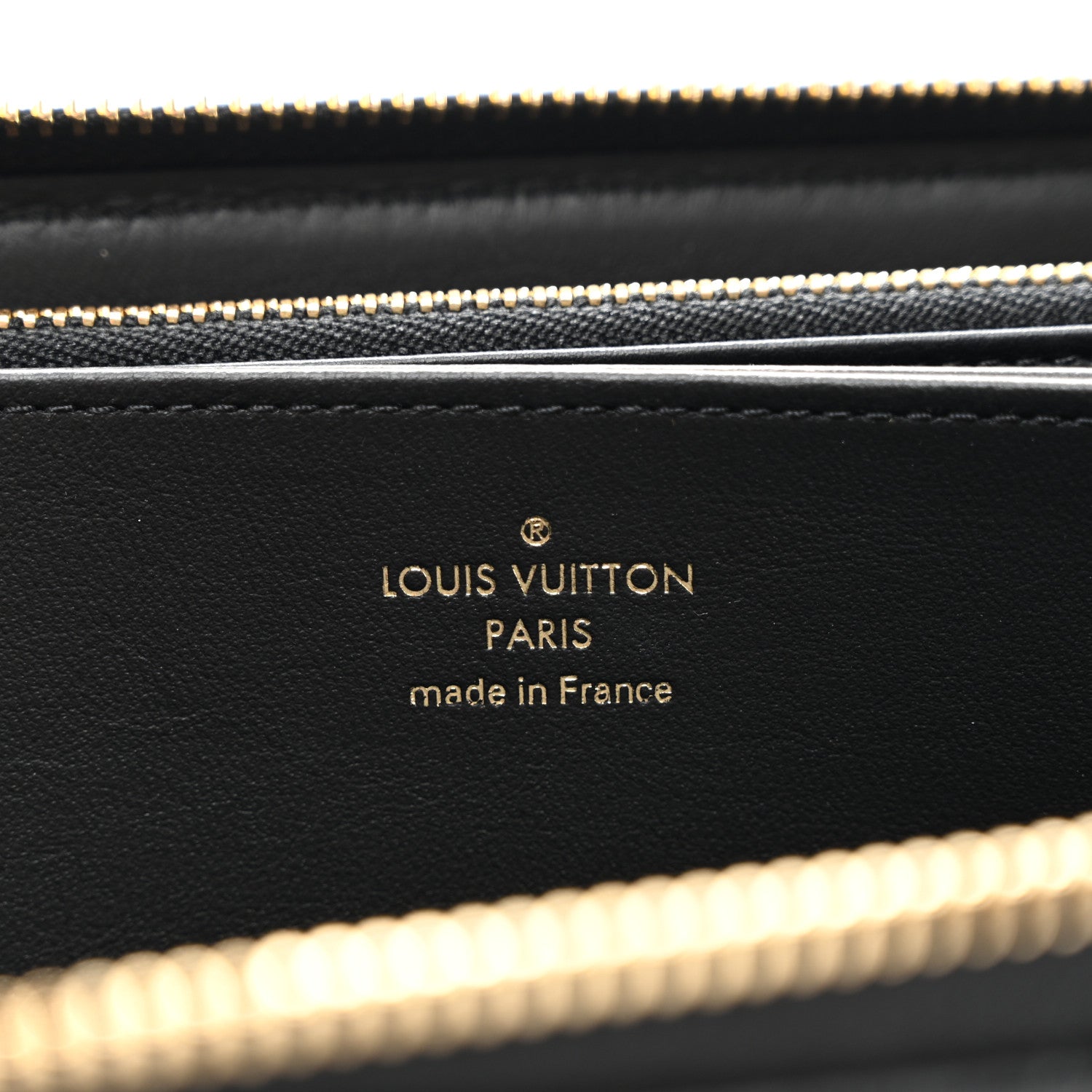 Louis Vuitton Lambskin Embossed Monogram Coussin Zippy Wallet Black 6 of 6