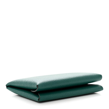 Hermes Epsom Calvi Duo Card Case Malachite 4 of 8