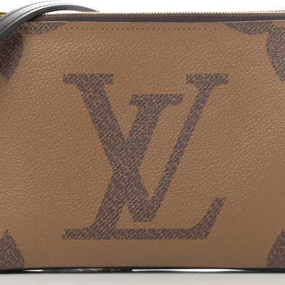 Louis Vuitton Reverse Monogram Giant Double Zip Pochette 9 of 12
