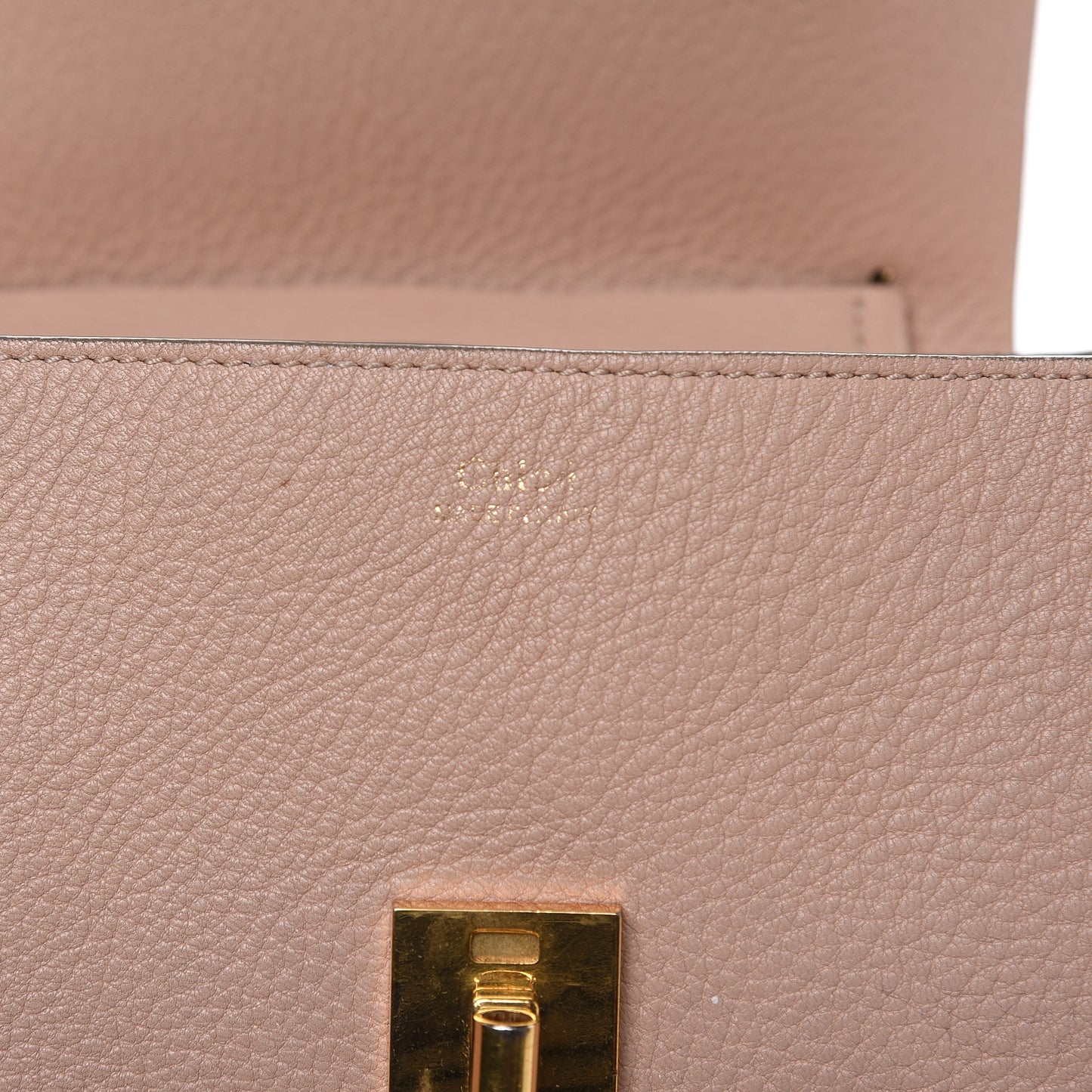 Grained Lambskin Drew Shoulder Bag Cement Pink