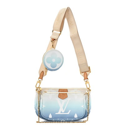 Louis Vuitton Monogram Giant By The Pool Multi Pochette Accessories Blue 1 of 17